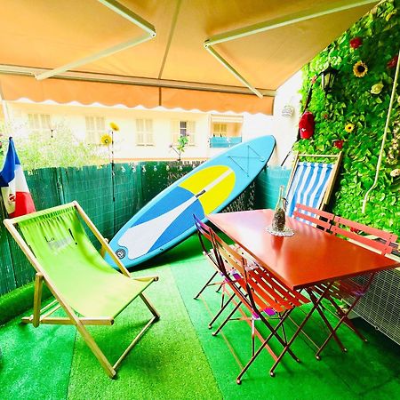 Confortable Studio A Nice Centre Cote Plage Bel Terrasse Paddle Exterior foto